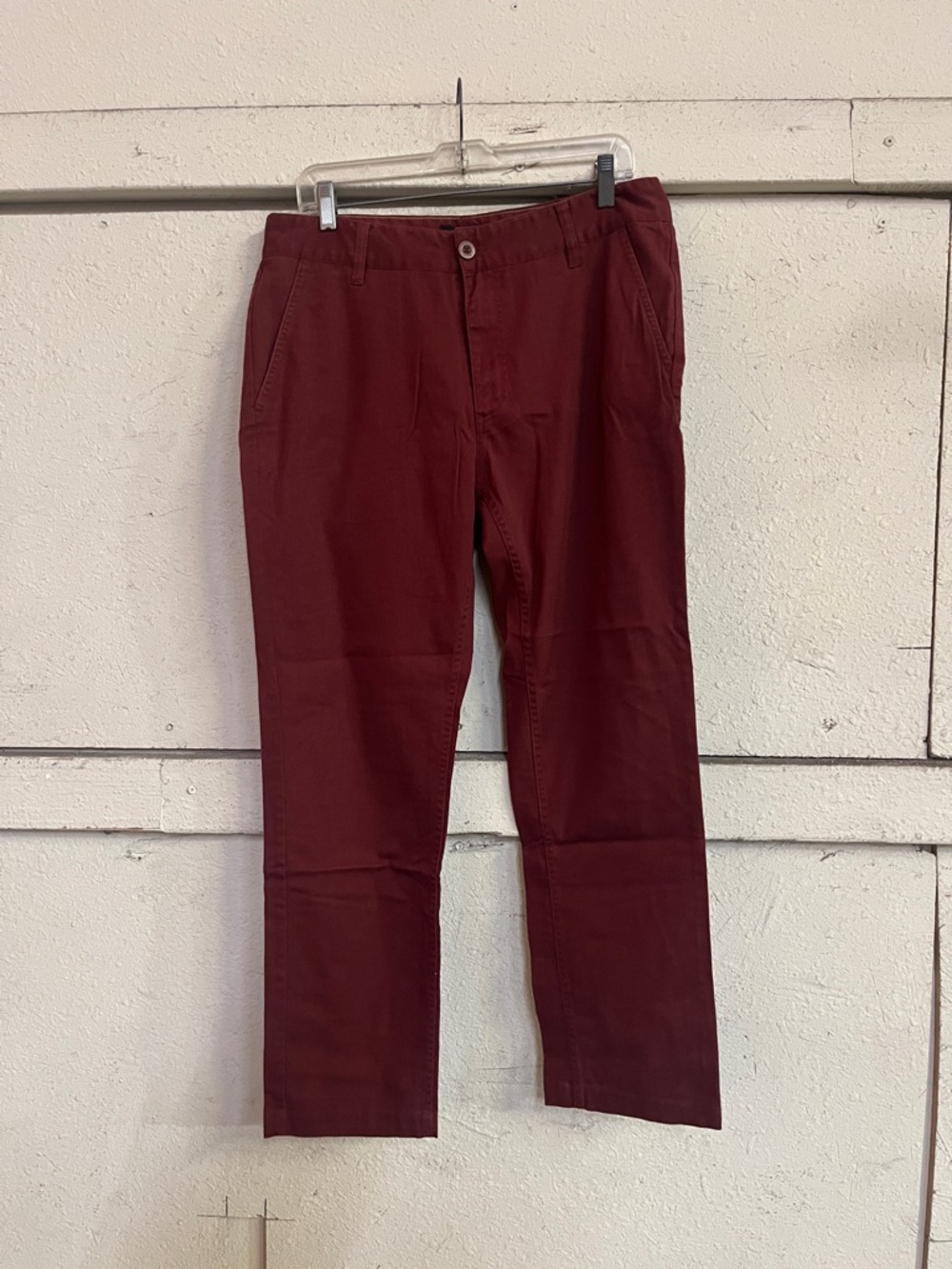 Brixton Men's Chino Pants - Burgundy